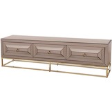TV-meubel Oxford Sepia / Goud 200 x 55 x 45 cm