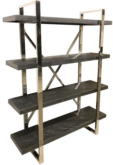 Wandkast Black Bonito - Zilver 150 x 200 cm