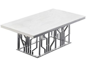 Salontafel Taranto  - Zilver - 130 x 70 cm