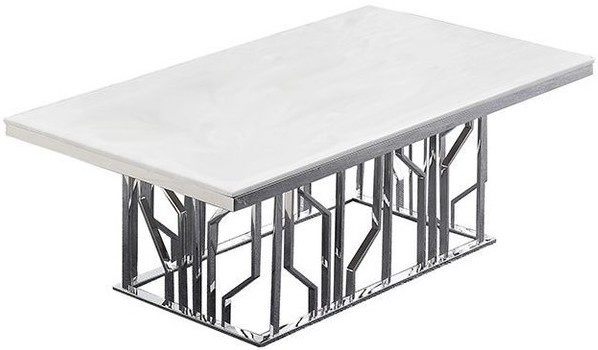 Salontafel Taranto  - Zilver - 130 x 70 cm