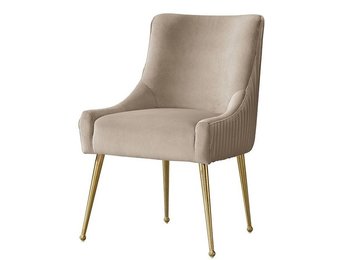 Eetkamerstoel Arona - Taupe / goud