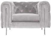 Campania Fauteuil | Lichtgrijs Stof