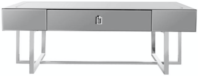 Salontafel Cambridge Antraciet / Zilver