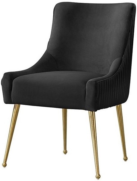 Eetkamerstoel Arona - Zwart / Goud