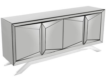 Dressoir Dublin Antraciet / Zilver