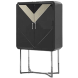 Vitrinekast Awanos Spiegel Glas -  Zilver