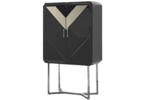 Vitrinekast Awanos Spiegel Glas -  Zilver