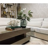 Salontafel Blox - Hamburger - Taupe - Hoogglans - Rechthoekig