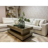 Salontafel Blox - Hamburger - Champagne - Hoogglans - Rechthoekig