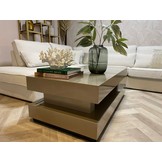 Salontafel Blox - Hamburger - Champagne - Hoogglans - Rechthoekig