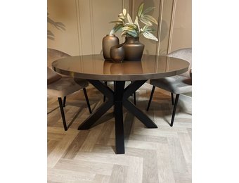 Eettafel Tokyo - Rond - Taupe