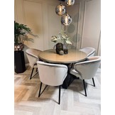 Eettafel Tokyo - Rond - Champagne