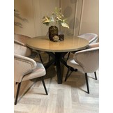 Eettafel Tokyo - Rond - Champagne