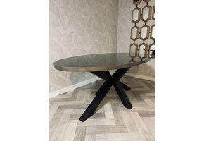 Eettafel Kioto - Ovaal - Taupe