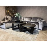 Salontafel Osaka - Set van 2 Rond - Taupe