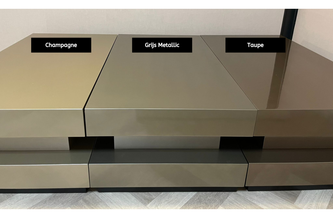 Eettafel Oshu - Spinpoot - hoogglans
