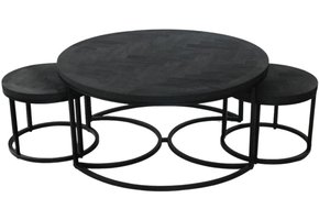 Salontafel Tress Bonito - Visgraat - Zilver