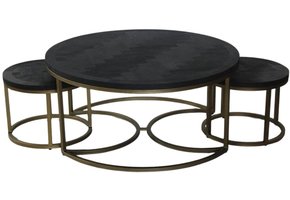 Salontafel Tress Bonito - Visgraat - Goud