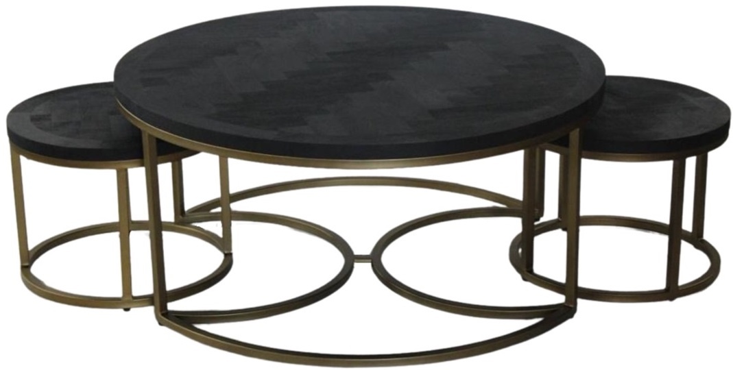 Salontafel Tress Bonito - Visgraat - Goud