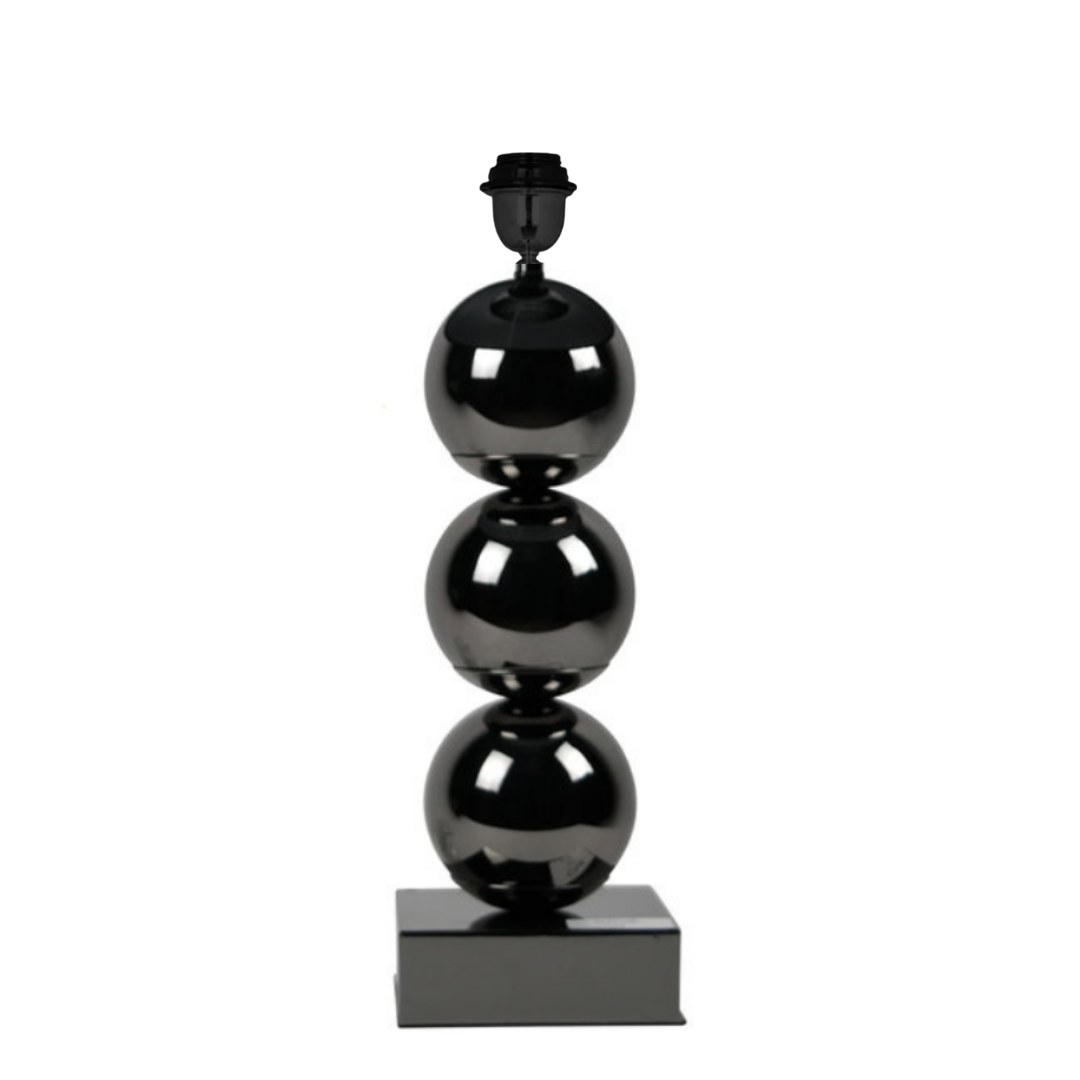 Bollamp - Antraciet - Tafellamp - excl. lampenkap