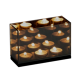 Waxinelichthouder Eric Kuster Stijl - 3 lichts - 7 X 18 X 12 CM