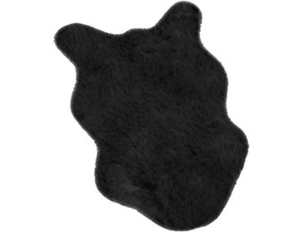 Fluffy zacht Kleedje - Zwart