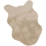 Fluffy zacht Kleedje - Beige