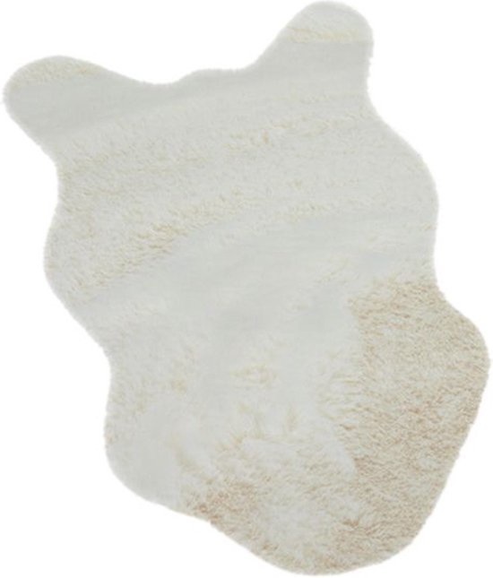 Fluffy zacht Kleedje - Creme