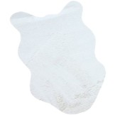 Fluffy zacht Kleedje - Wit