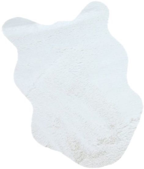 Fluffy zacht Kleedje - Wit