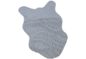 Fluffy zacht Kleedje - Licht Grijs