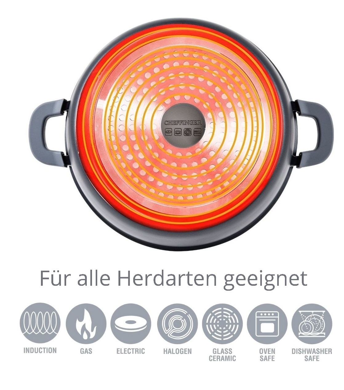 Pannenset 6 - delig - Inductie