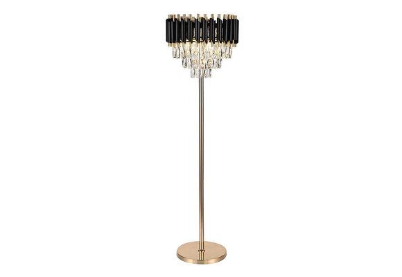 Vloerlamp Pearl Zwart/Goud - Eric Kuster Style