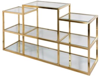 Tv-meubel Idol - Goud -180 x 40 x 45 cm