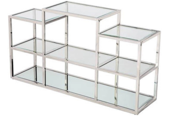 Tv-meubel Idol - Zilver -180 x 40 x 45 cm