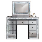 Kaptafel set Princess - Zilver - LED