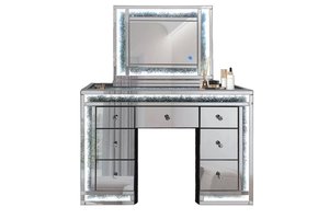 Kaptafel set Princess - Zilver - LED