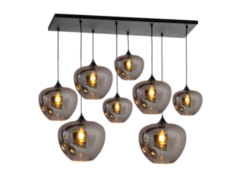Hanglamp Apples Smoke glas  8 lichts