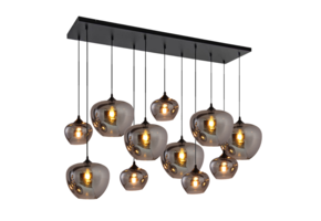 Hanglamp Apples Smoke glas  12 lichts