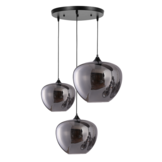 Hanglamp Apples Smoke glas  3 lichts
