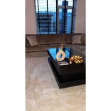 Black Bonito - Hamburger salontafel - visgraat look