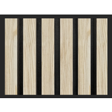 Akupanel | Akoestische Wandpanelen Licht Eiken | 280 x 60 cm