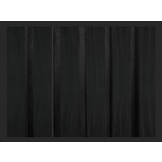 Akupanel | Akoestische Wandpanelen Zwart Eiken | 280 x 60 cm