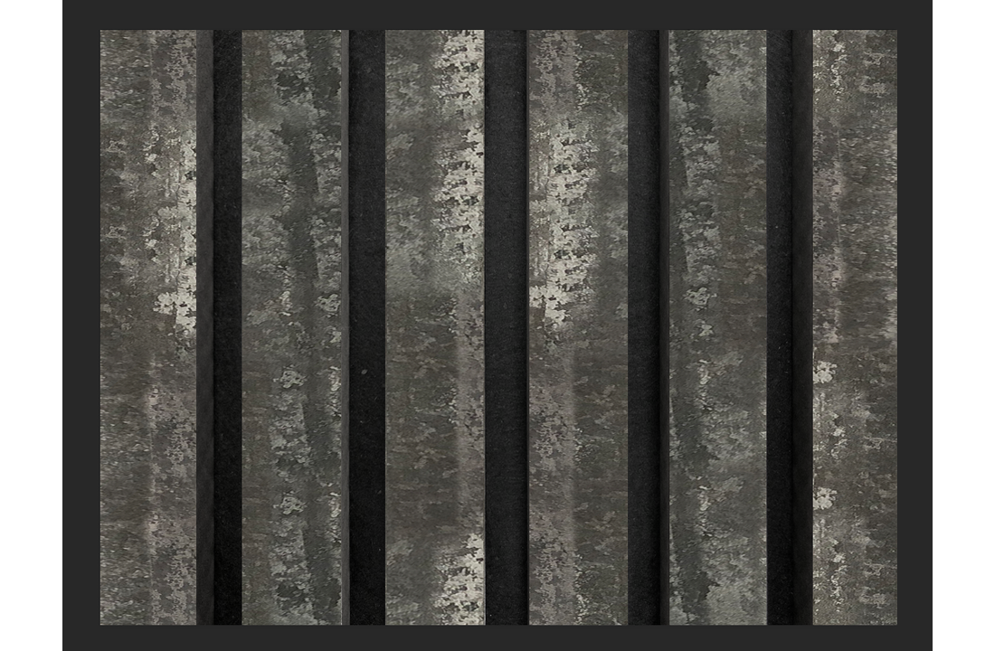 Akupanel | Akoestische Wandpanelen Stone-look | 280 x 60 cm
