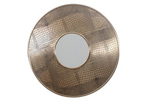 Croco spiegel Rond - Goud - Ø 66 cm