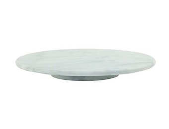 Marmeren draaiplateau | Wit - Ø 30 cm