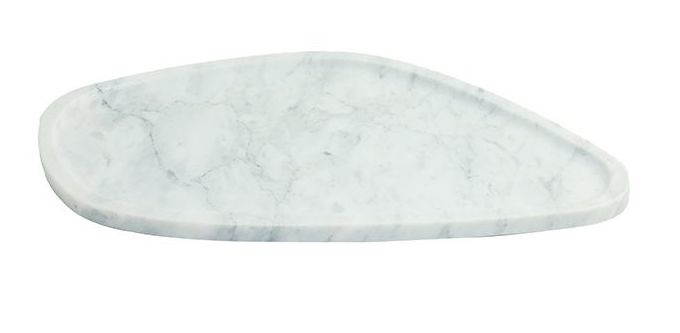 Marmeren serveerschaal | Wit - 1701