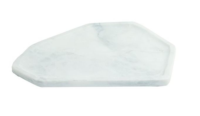 Marmeren serveerschaal | Wit - 1702
