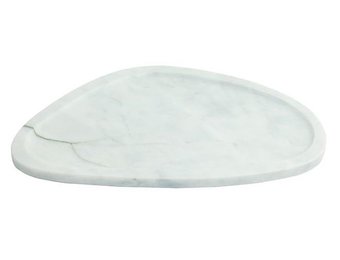 Marmeren serveerschaal | Wit - 1703