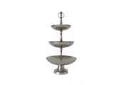 Etagère Rabat | 3-laags - Zilver